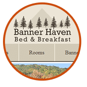 Banner Haven Bed & Breakfast corporate web design