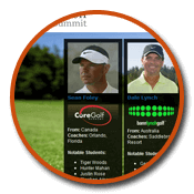 World Golf Swing Summit corporate web design