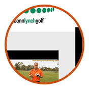 Bann Lynch Golf corporate web design