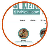 St Kizito Babies Home nonprofit web design