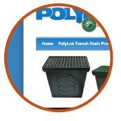 PolyLok Trench Drain corporate web design