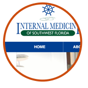 Internal Medicine of Southwest Florida CMS web design