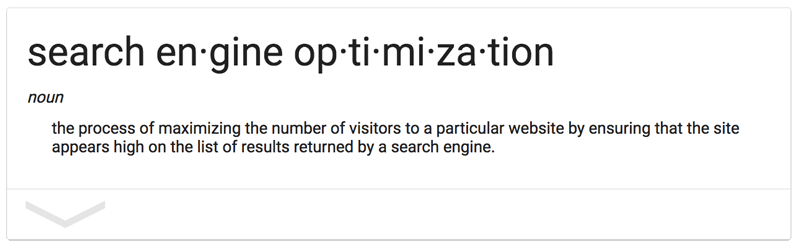 search engine optimization definition